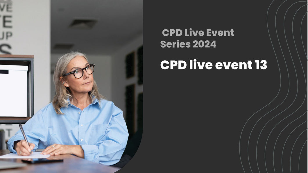 CPD live event 13