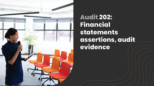 Audit 202: Financial statement assertions, Audit evidence