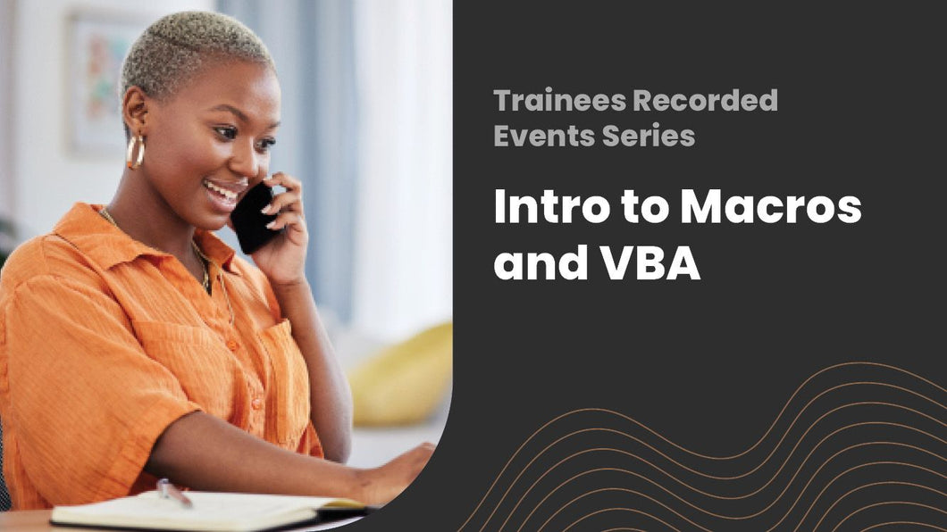 2025 Intro to Macros and VBA